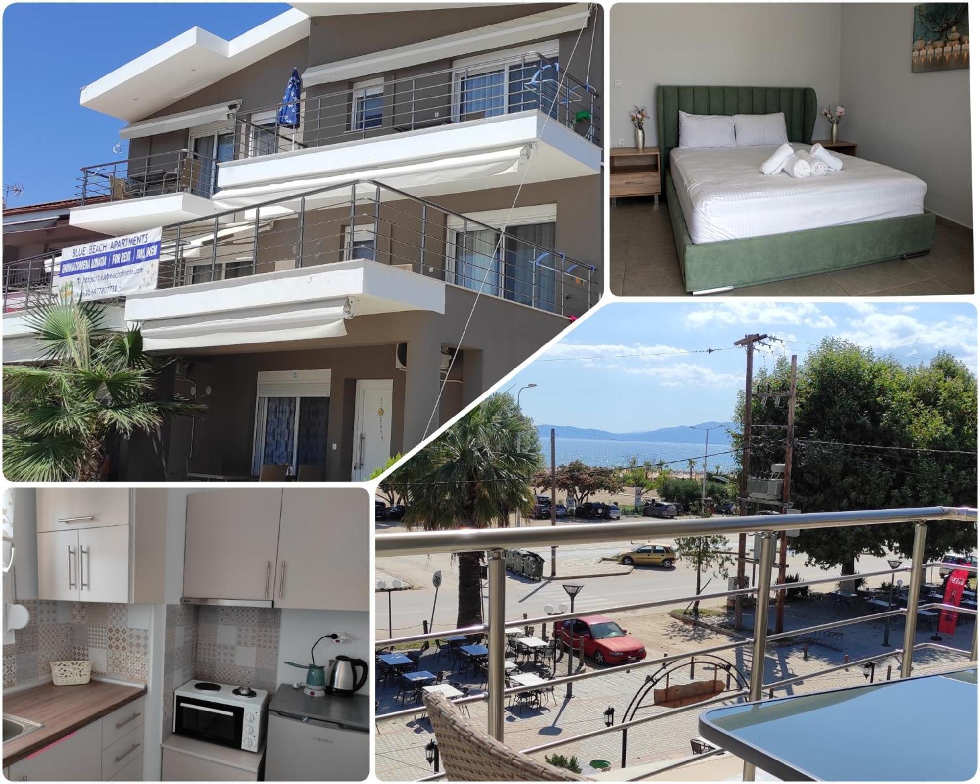 Blue Beach Apartments Ofrínion Dış mekan fotoğraf